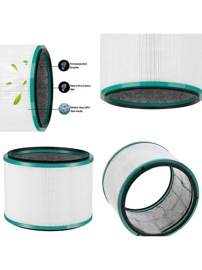 Dyson DP01 DP03 HP01 HP02 Uyumlu Yedek Filtre (HEPA + Karbon)